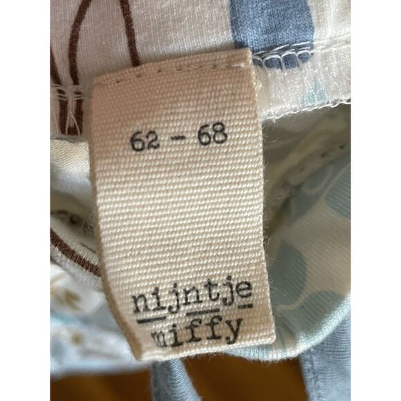 Nijntje Miffy Rabbit Baby Pants Size 3-6 Months Bunny White Blue 62-68 Kuuk'n - Picture 3 of 4